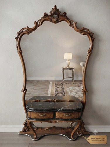 Console con specchiera stile - con,