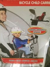 Seggiolino bici per bambini WeeRide Safe montato frontalmente per poggiapiedi fino a 40 libbre