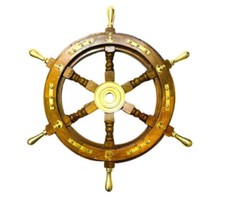 Ruota Nave 18" Manico Ottone