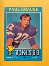 Paul Krause  1971 Topps