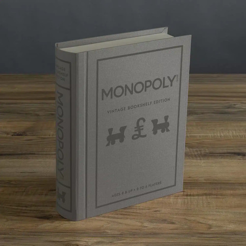 Monopoly vintage bookshelf - vintage,