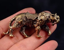 Statuina tigre ottone dente - statuina,