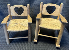 Set due sedie vintage cuore
