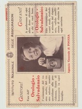 PUBBLICITà VINTAGE OROLOGIO