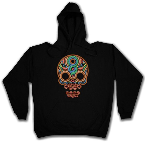 Inca skull hoodie - hoodie, mayans