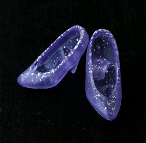 Doll shoes princess purple - shoes,