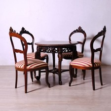 Antico set tavolo da salotto