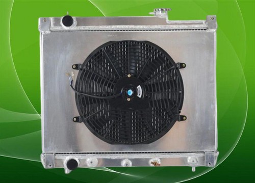 Aluminum radiator shroud fan - aluminum, radiator+shroud&fan