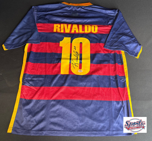 Maglia calcio rivaldo firmata - rivaldo,