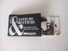 SCHEDE TELEFONICHE ANTICHI MESTIERI TELECOM FRATELLI ALINARI IN FOLDER ORIGINALE