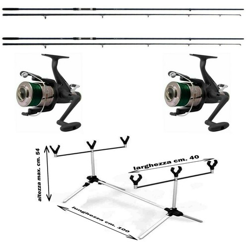 Kit pesca carpfishing canna - carpfishing,
