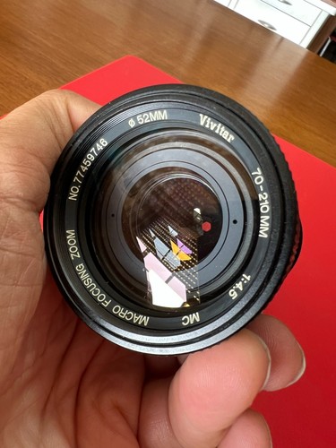 Obiettivo lens manuale zoom