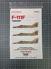 1/48 Decal Set - F-111F Aardvark - Caracal Models #CD48234