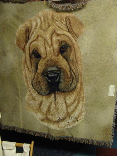 Copriletto quadrato sharpei - copriletto,