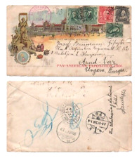 USA ALLECHENY 3/12/1904 PAN AMERICAN EXPO TO ARAD UNGARN VERY RARE DESTINATION