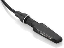 Freccia Rizoma VISION colore NERO, 1 freccia omologata SEQUENZIALE LED MOTO