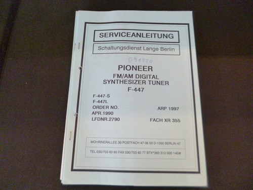 Manuale servizio schema - di,