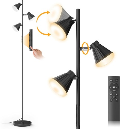 Lampada led moderna piantana - moderna, 3