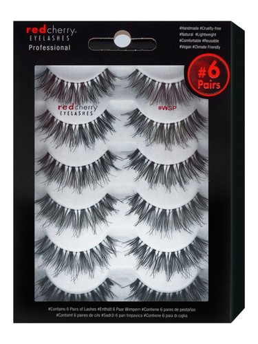 Red cherry ciglia capelli veri - ciglia,