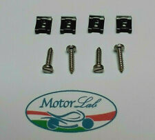 Kit 4 viti,piastrina elastica fissaggio clacson Vespa 50 L N R,125 primavera,et3