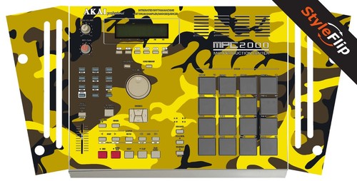Akai mpc 2000 skin giallo - mpc-2000,