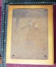 CREST QUADRO CUOIO FANTERIA SBARCO ANFIBIO LAGUNARI SAN MARCO ANNI 70-80 RARITÀ