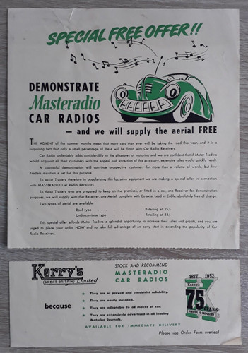 Brochure opuscolo autoradio - brochure/opuscolo,