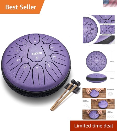 Steel tongue drum pollici - steel,