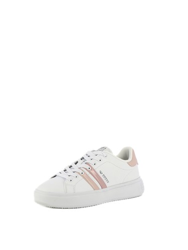 Sneakers stringate donna rosa
