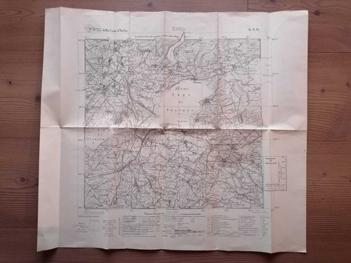 Cartina erba foglio 32 - erba.,