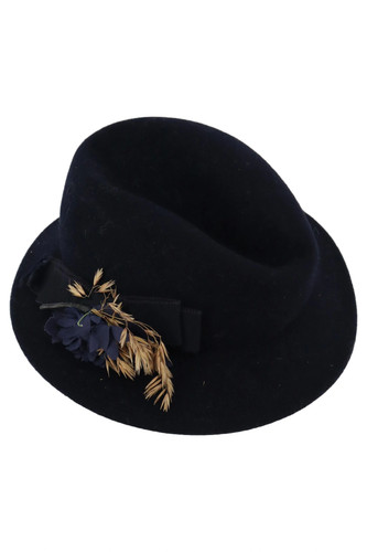 Ernst cappello donna blu lana - ernst,