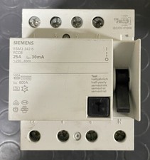 Differenziale salvavita quadripolare SIEMENS 5SM3 342-6 materiale elettrico