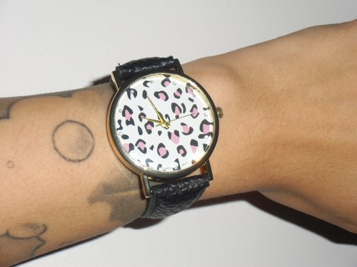 Orologio fantasia leopardato - orologio,