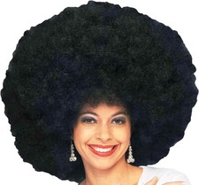 Parrucca Super Afro Nera