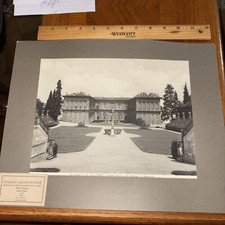 Foto Vintage Palazzo Pitti Giardino Facciata Firenze Montata Architettura Italiana