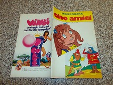 CIAO AMICI LEGGI E COLORA ED.CENTER TV N.30 ANNI 80 NUOVO DA RESA con HEIDI
