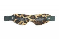 Michelex MXL310LF Vera Pelle Pelliccia Leopardo Maschera 21cm x 5.8cm