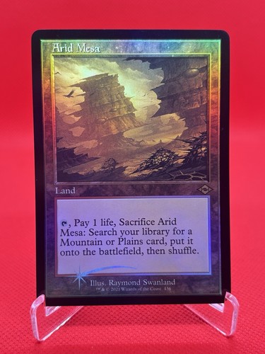 Arid mesa carta da gioco - carta,