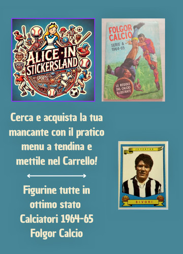 Figurine folgor calcio 1964 - folgor,