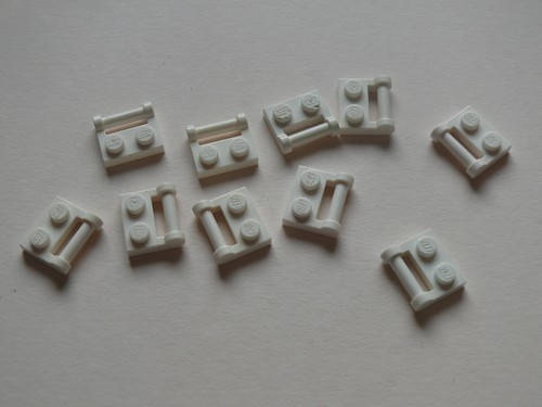 Lego white plates bar - lego, x