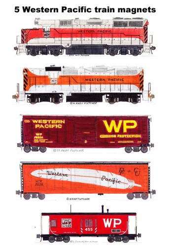 Western pacific freight train - pacific,