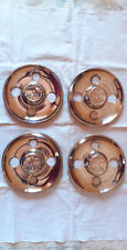 4 COPPE BORCHIE RUOTA CROMATE ALFA ROMEO GIULIA 1300 - 1600 USATO OTTIME CONDIZ