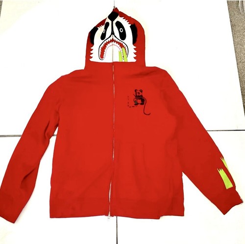 Bape jacket red - panda, shark