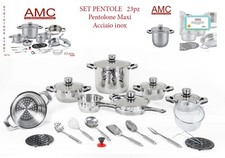 SET PENTOLE AMC ACCIAIO INOX