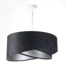 Lampadario Sospeso Nero