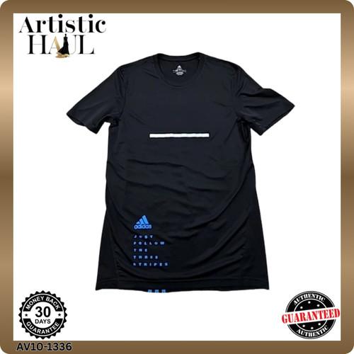 Adidas black running shirt - running, t-shirt