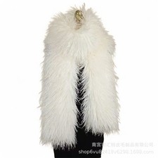 Sciarpa Lunga In Finta Cashmere Per Donna, Wrap In Peluche, Cappotto Invernale