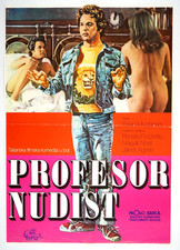 PAOLO BARCA NUDISTA / PROFESSORE NUDISTA exYU locandina film 1975 FLAVIO MOGHERINI
