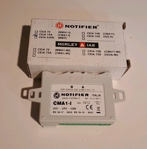Notifier ceia 74a - ceia, cma1-i