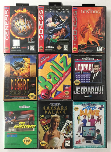 Lotto giochi sega genesis - lotto, 9